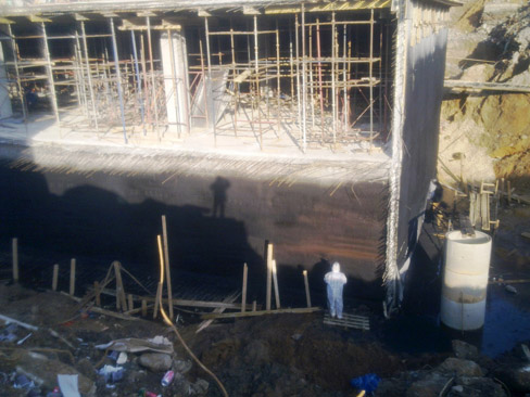 код 48-14-RF. Подземная гидроизоляция сильно заглублённого фундамента торгового здания на 41-м км МКАД г. Москва