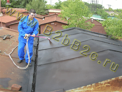 Жидкая резина гидроизоляция и антикоррозийная защита крыши из металла